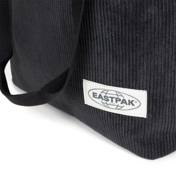EASTPAK Shopper Tote Bag ribs black
